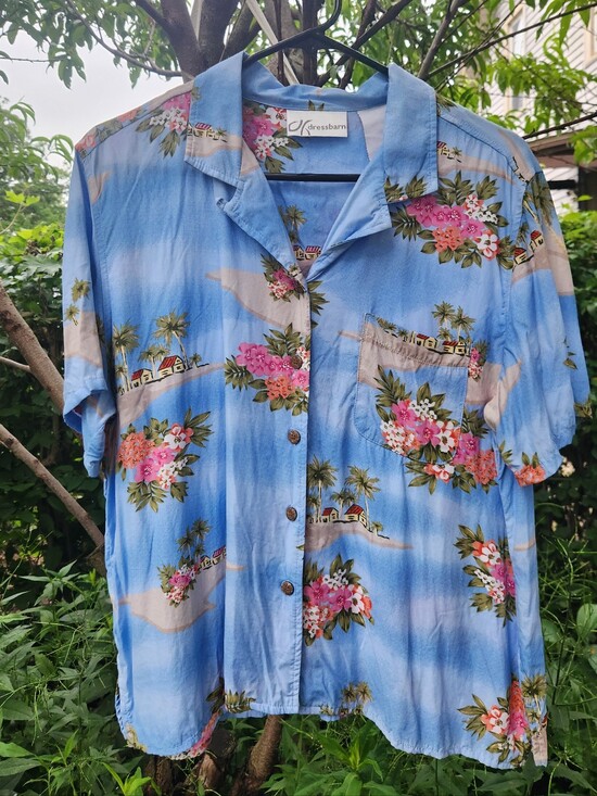 Dress Barn Tops - Dress Barn, Women's Summer Vacation, Tropical Hawaiian, Beach Graphic Top Sz XL